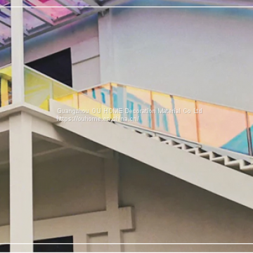 BT201 Colored Glass Film Discoloration Transparent Rainbow Film photo-2