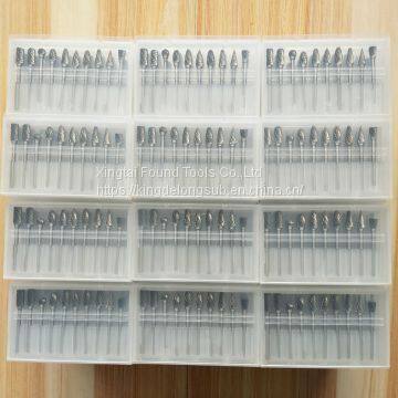 10 PCS 3mm Shank Tungsten Carbide Burrs Set 3x6mm photo-3