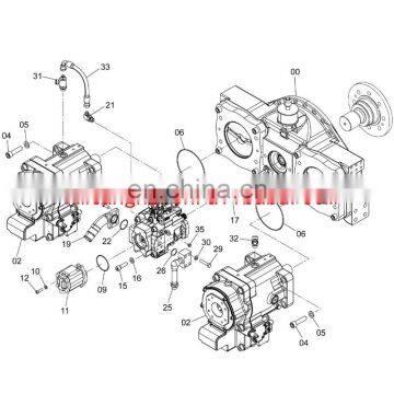 ZX670LC-5G,ZX870-5G,Excavator Hydraulic Main pump Assembly YB60000244,YB60000246 small piston pump,HPK300AS