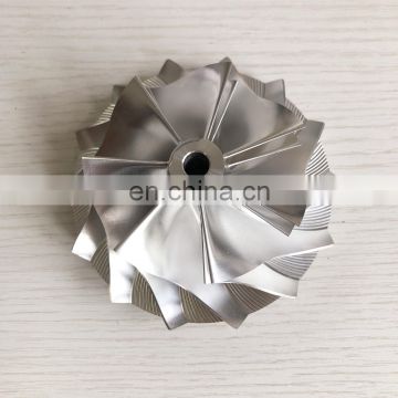 HX50 71.00/99.01mm 7+7 blades high performance turbo milling/aluminum 2618/billet compressor wheel