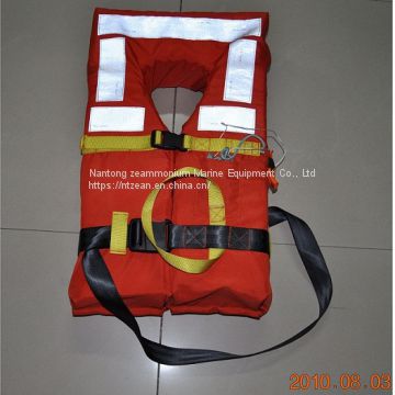 Marine life jacket three piece life jacket