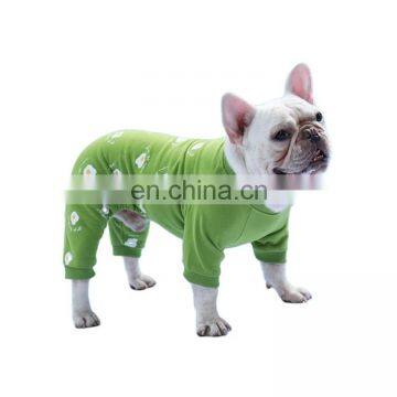 Hot sale casual four-legged pet dog pajamas winter dog jumpsuit clothes