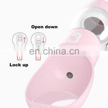 Wholesale Factory Manufacturer Custom Logo Plastic Travel Drink Feeder Portable 2 In 1 Pet Dog Water Food Bottle For Dog photo-4