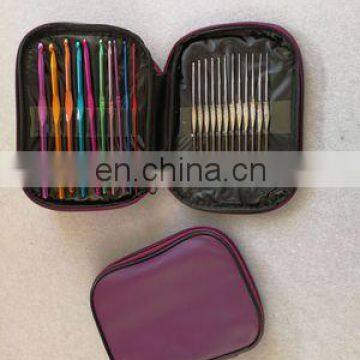 Knitting Tool Sweater Needle Metal Crochet Stainless Steel Aluminum Alloy Crochet Hooks Set With 22pcs Each Set photo-6