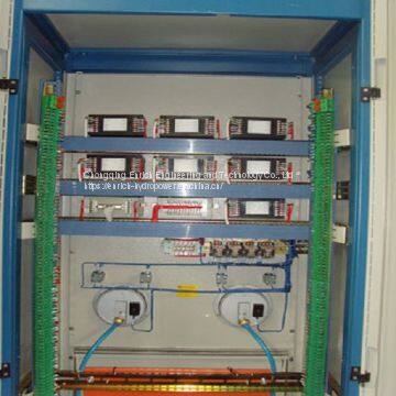Temperature Rotary Speed Measuring Measurement and Oil Air Brake Control Cubicle Cabinet for Protecting Normal Start Acceleration Stop Running of Hydro Water Turbine Generator photo-2