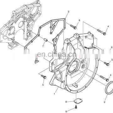 DIESEL ENGINE PARTS DB58 BOLT M8X16 06.01923-3111 FIT FOR WHEEL EXCAVATOR DH210W-7S