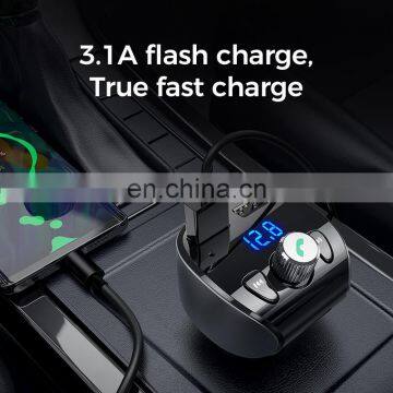 Joyroom Digital Display Fast Charge Wireless MP3 Player Car Charger photo-4