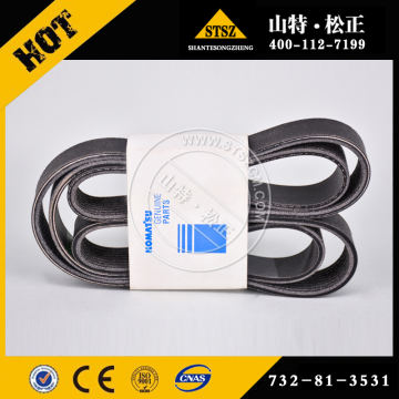 6732-61-3870 BELT It is Suitable for Komatsu SA6D102 Engine Model photo-2