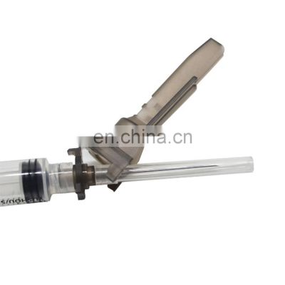 syringe with safety needle and safety needle with syringe