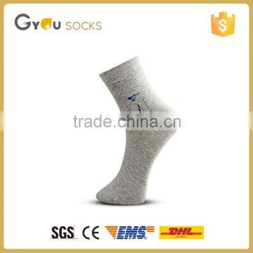 solid color classic 100%cotton business men gray dress socks Wholesale