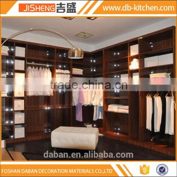 Modern fair price teak wood furniture wardrobe in foshan