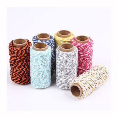 Factory Hot Sells Plied Cotton Ball/Mop Double Color Cotton Rope photo-2