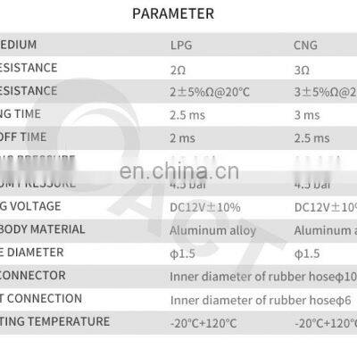 ACT High-End 3 Natural Auto Gas 4cyl Auto Car Kit Gnv Injectors Vehicle Spare Parts Lpg Rail Oem Injector Rail photo-5
