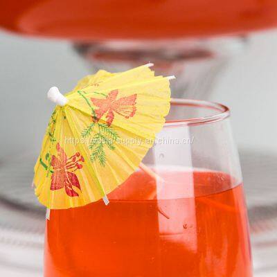 Decorative Umbrella Picks Party Supplies Fruit Cake Pick Cocktail Various Umbrella Skewer photo-2