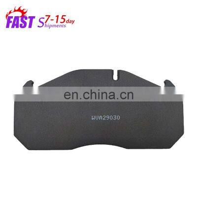 Heavy truck spare parts semi- metal brake pads for MAN