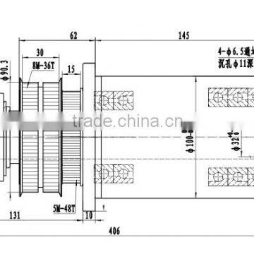 CK0625D100 cnc lathe machine spindle for sale