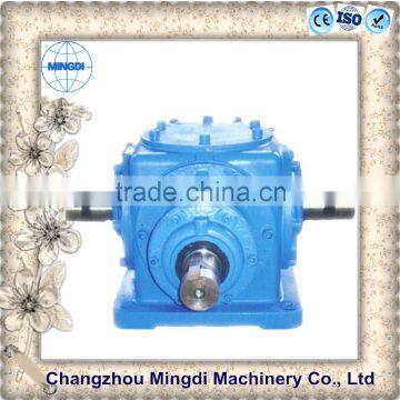 T Series Sprial Helical Bevel agriculture Double Output Transmission Gearbox Parts electric motor Gear box for wind turbine