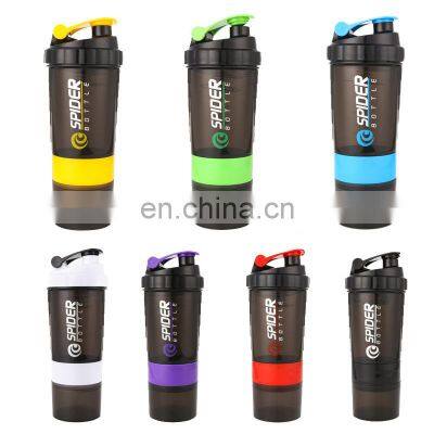 600ML Sports Water Bottle Plastic Portable Drinking Cup Gym Leakproof Drop-proof Portable Shaker Mug Outdoor Travel Water Bottle