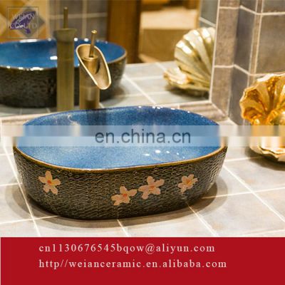 China supplier Art table top porcelain Wash Basin