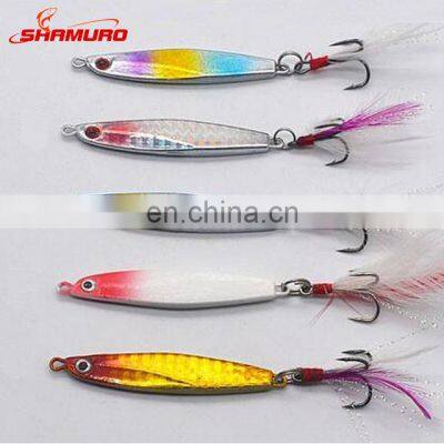 14g 21g Speed Jigs new mould wholesale metal fish jigging spoon fishing lures