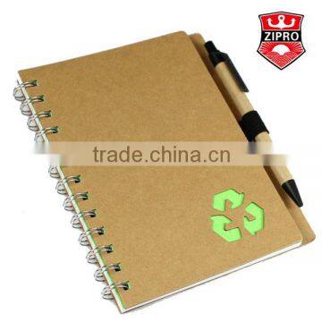 wholesale hardcover notebook filler paper spiral notebook with pen