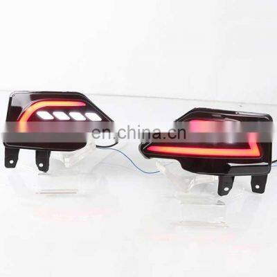 auto parts rear front bumper lights drl led for toyota rav4 2006-2019