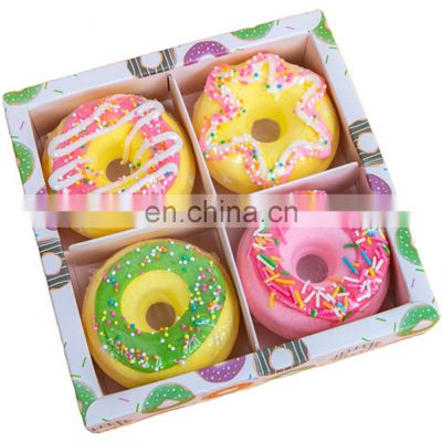 New Arrivals Ingredients Pure, Donut Bath Bomb Diffuser Oil Colorful Bubble Shower/