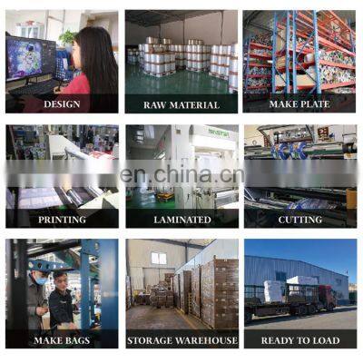 Eco Friendly Customized Print 100g Packaging Bag Recyclable Chip Stand Up Pouch Kraft Paper Tea Coffee Bags