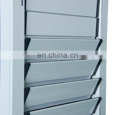 Modern aluminum exterior window shutters louver designs