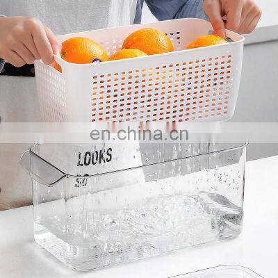 Fridge Organizer Clear Plastic Food Storage Organizer Bin Racks Kitchen Pantry Storage Organizer Units Pantry Container Set photo-4