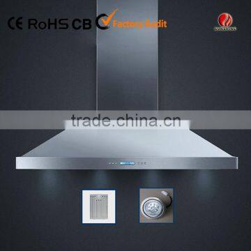 1200/1500mm commercial cooker hood/CE approved