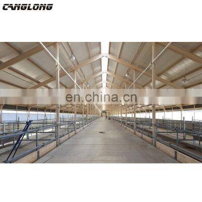 Light steel prefabricated pig farm steel steucture building piggery