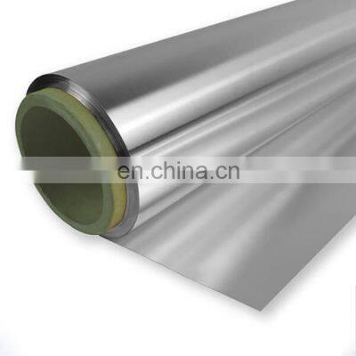 China manufacture foil 304 301 201 dispens stainless steel foil