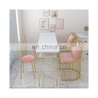 Butterfly Set Nail Station Pink Nail Table Beauty Salon Manicure Table,leisure Facilities Multifunction Nail SPA