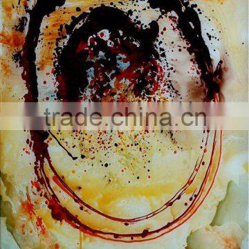 Custom Exquisite Abstract Oil Art Glass Paintings