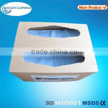 X80 Woodpulp PP Embossed Nonwoven Industrial Cleaning Wipes photo-2