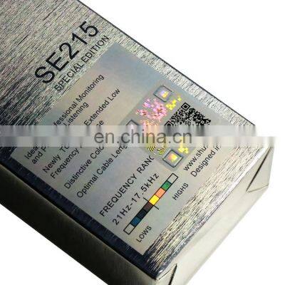 3D custom self-adhesive QR code security holographic anti-counterfeit label