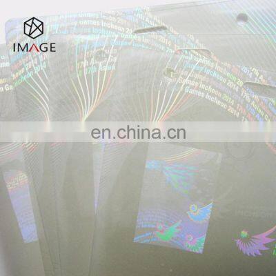 A3 Size ID Tag Clear Hologram Laminating Pouches for Large-scale Events photo-4