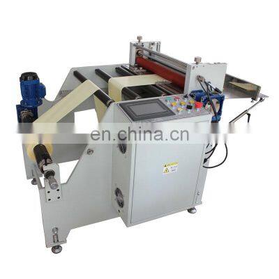 Paper PET PVC film roll to sheet cutting machine