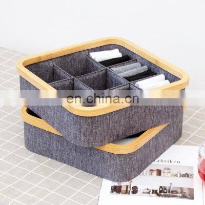 Fabric Children's Bra Underwear Lingerie Socks Divider Organizer Closet Drawer Storage Case Boxes Containers With Compartments photo-2