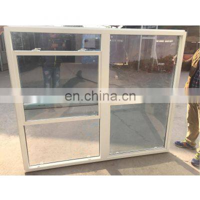 Factory American Sash Vinyl Window Vertical Sliding Double Hung Black Swing Plastic Horizontal Wooden Crate Insect Control WEIKA photo-4