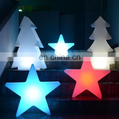 Fancy Led Tree Light /illuminate outdoor Christmas tree room light decor five-pointed star led lights for decoration