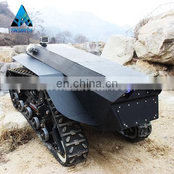 military tracked robot chassis all terrain vehicle robot platform