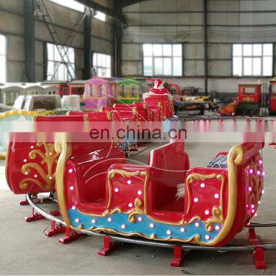 Christmas Children Rides Christmas Track Train for Mall