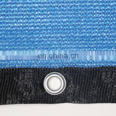 outdoor blue color HDPE privacy screen/windscreen shade net