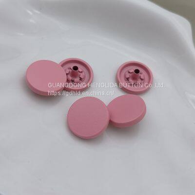 HLD Button Factory Wholesale 24L colorful dyed spring snap button for garment