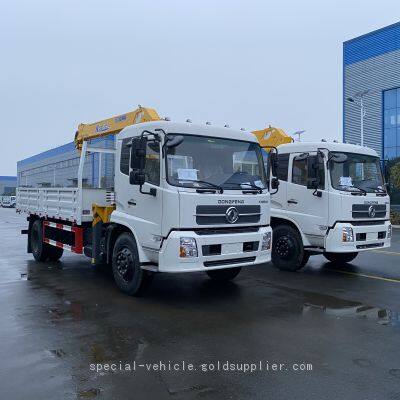 Equipped with a 5-ton crane for on-board lifting and transportation vehicles