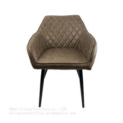 Velvet Hand-Stitched Living Room Armchair DC-R17A