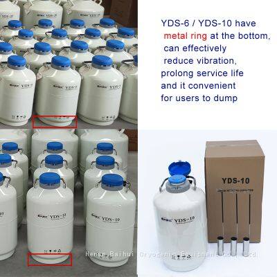 Laboratory Azot Tank Veterinary Liquid Nitrogen Thermos to Freeze Semen 8l 10lter photo-3