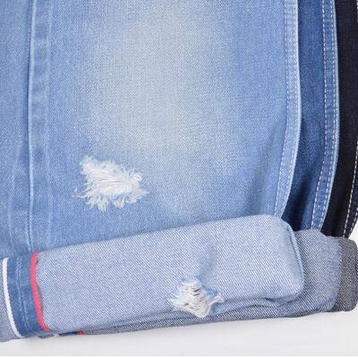 14oz Affordable Selvedge Denim Material Jean Jacket Oem Indigo Fabric Right Hand Twill Denim Textile Manufacturers W286224 photo-4